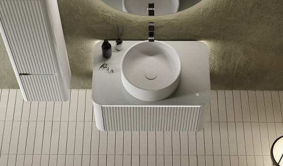 Тумба под раковину Jorno Lumino 80 Lum.01.80/P/W/JR подвесная Белая Тумба под раковину Jorno Lumino 80 Lum.01.80/P/W/JR подвесная Белая