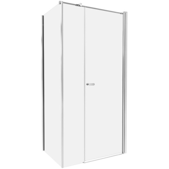 Душевой уголок New Trendy New Soleo Chrome 120х110 K-0641 профиль Хром стекло прозрачное