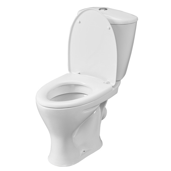 Унитаз компакт Santeri Версия 1.P401.5.S00.00B.F с бачком и сиденьем Унитаз компакт Santeri Версия 1.P401.5.S00.00B.F с бачком и сиденьем