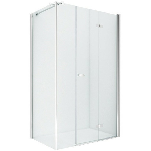 Душевой уголок New Trendy New Soleo Chrome 100x120 R K-0624 профиль Хром стекло прозрачное