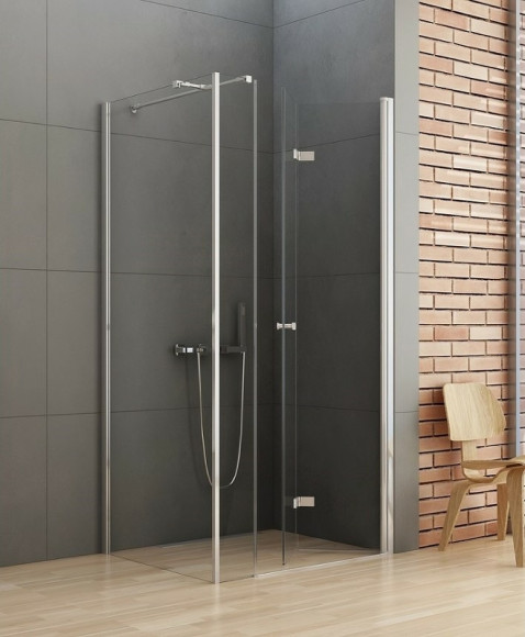 Душевой уголок New Trendy New Soleo Chrome 100x120 R K-0624 профиль Хром стекло прозрачное Душевой уголок New Trendy New Soleo Chrome 100x120 R K-0624 профиль Хром стекло прозрачное