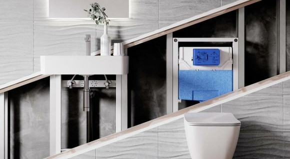 Комплект унитаза с инсталляцией Ideal Standard I.Life A I001701 с сиденьем Микролифт