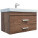 Тумба с раковиной Comforty Никосия 80П 00-00008856 подвесная Дуб темный Тумба с раковиной Comforty Никосия 80П 00-00008856 подвесная Дуб темный