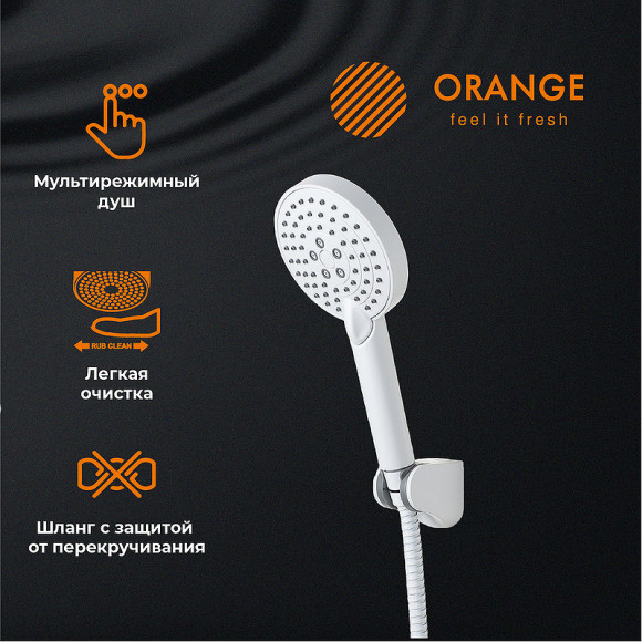 Смеситель для ванны Orange Aristo M19-300W Белый Смеситель для ванны Orange Aristo M19-300W Белый