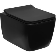 Унитаз Allen Brau Liberty 2 4.33007.31 подвесной Черный матовый без сиденья Унитаз Allen Brau Liberty 2 4.33007.31 подвесной Черный матовый без сиденья