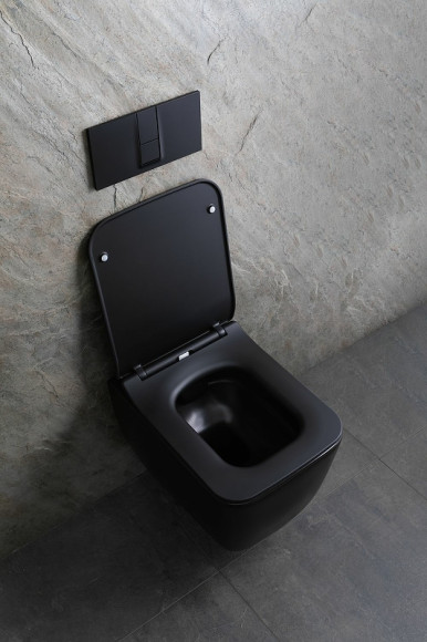 Унитаз Allen Brau Liberty 2 4.33007.31 подвесной Черный матовый без сиденья