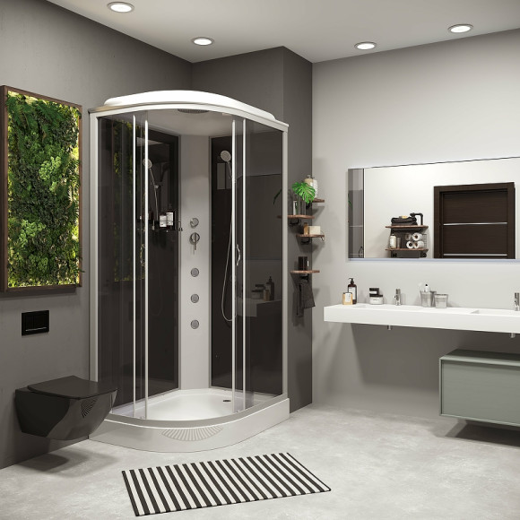 Душевая кабина Niagara Classic 120х80 R NG-3512-14RG с гидромассажем Душевая кабина Niagara Classic 120х80 R NG-3512-14RG с гидромассажем