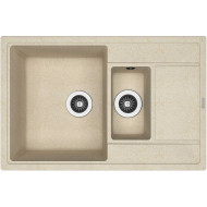 Кухонная мойка Florentina Липси-780К 20.250.D0780.104 Бежевая