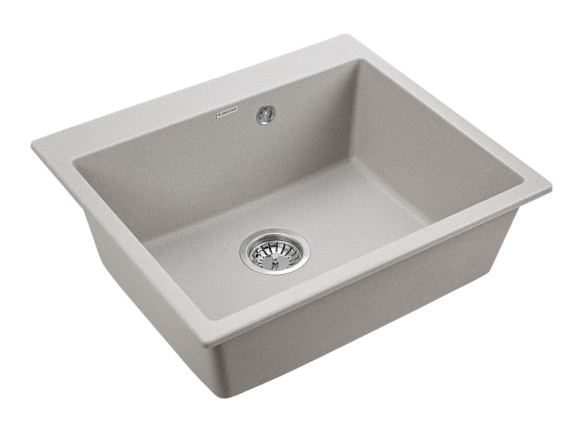 Кухонная мойка Paulmark Kante 60 PM106052-GR Серая Кухонная мойка Paulmark Kante 60 PM106052-GR Серая