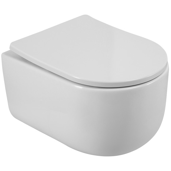 Унитаз BelBagno Soft-Tor BB084CH-TOR подвесной без сиденья Унитаз BelBagno Soft-Tor BB084CH-TOR подвесной без сиденья