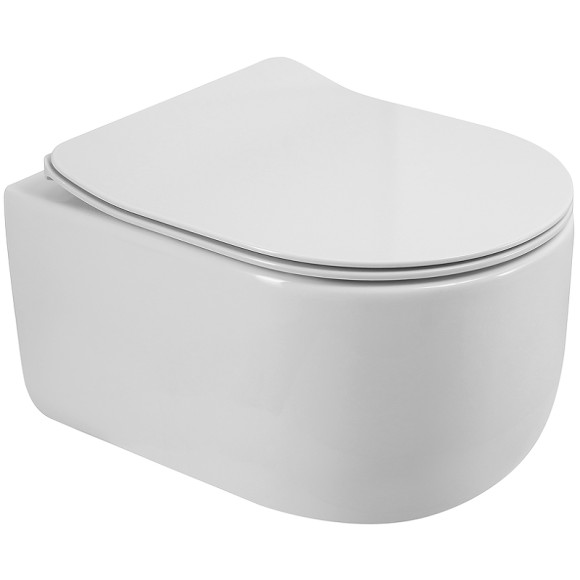 Унитаз BelBagno Soft-Tor BB084CH-TOR подвесной без сиденья Унитаз BelBagno Soft-Tor BB084CH-TOR подвесной без сиденья