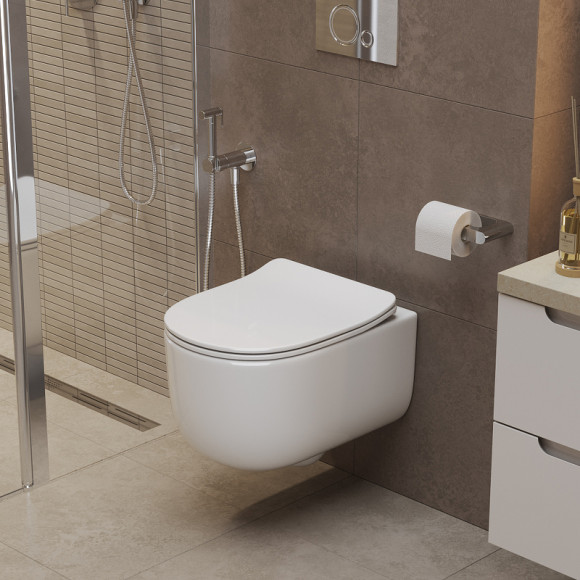 Унитаз BelBagno Soft-Tor BB084CH-TOR подвесной без сиденья Унитаз BelBagno Soft-Tor BB084CH-TOR подвесной без сиденья