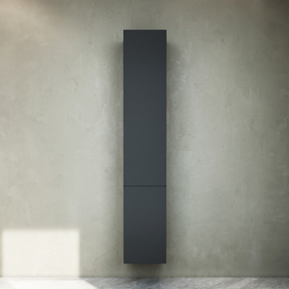 Шкаф пенал AM.PM Gem 30 R M90CHR0306GM подвесной Графит матовый Шкаф пенал AM.PM Gem 30 R M90CHR0306GM подвесной Графит матовый