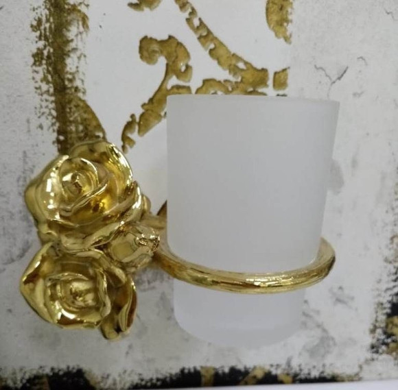 Стакан для зубных щеток Art&Max Rose AM-B-0914-Do Золото