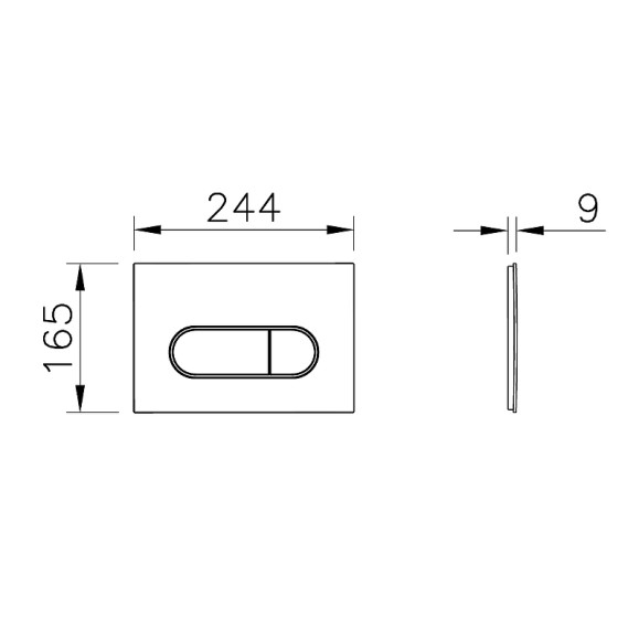 Комплект унитаза с инсталляцией Vitra Normus L-box 9773B003-7207 с сиденьем и Белой клавишей смыва