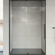 Душевая дверь Vincea Arno 120 VPS-1A120CLB профиль Черный стекло прозрачное