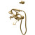 Смеситель для ванны Gattoni TRD TR501/18D0 Золото 24 карат