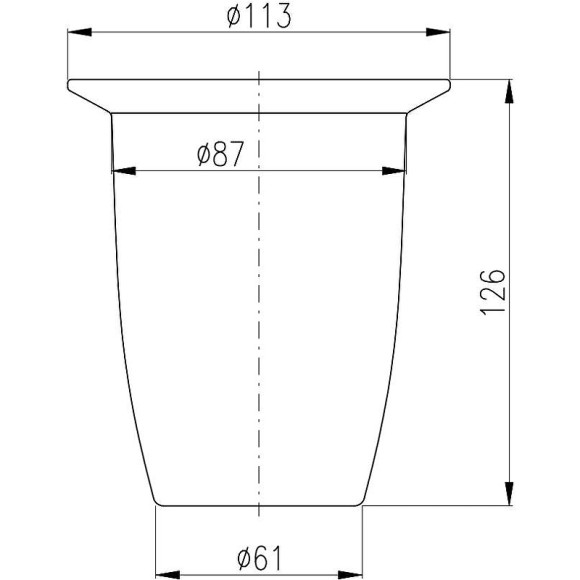 Стакан для зубных щеток Rav Slezak KER003 Белый Стакан для зубных щеток Rav Slezak KER003 Белый
