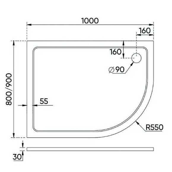 Душевой поддон из искусственного камня Veconi Tezeo 100x90 R TZ11R-10090A-01-19C3 Белый Душевой поддон из искусственного камня Veconi Tezeo 100x90 R TZ11R-10090A-01-19C3 Белый