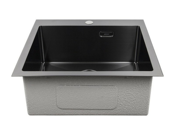 Кухонная мойка Kaiser 54 KSM-5455 Вороненая сталь Кухонная мойка Kaiser 54 KSM-5455 Вороненая сталь