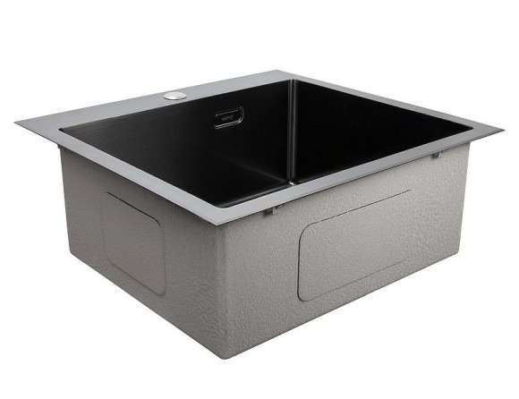 Кухонная мойка Kaiser 54 KSM-5455 Вороненая сталь Кухонная мойка Kaiser 54 KSM-5455 Вороненая сталь