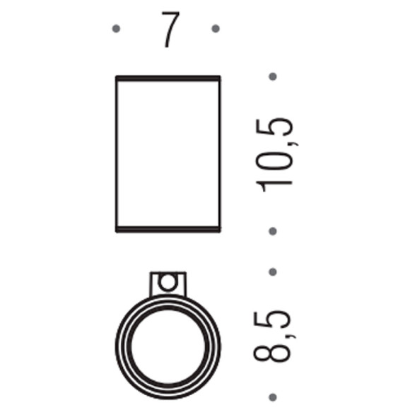Стакан для зубных щеток Colombo Design Mini B4002.NM Черный матовый Стакан для зубных щеток Colombo Design Mini B4002.NM Черный матовый