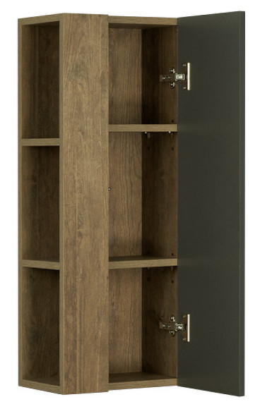 Подвесной шкаф Aquaton Терра 35 1A247503TEKA0 Дуб Кантри Антрацит