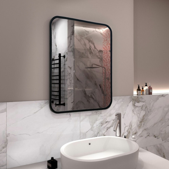 Зеркало Azario Мальта-лофт 60 ФР-00002427 Черное Зеркало Azario Мальта-лофт 60 ФР-00002427 Черное