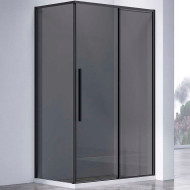 Душевой уголок Vincea Slim-N 120x90 VSR-4SN9012CGB профиль Черный стекло тонированное