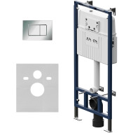 Инсталляция AM.PM MasterFit I012710.0251 для унитаза с клавишей смыва Хром глянцевый