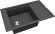 Кухонная мойка Florentina Липси-780Р 20.275.D0780.102 Черная