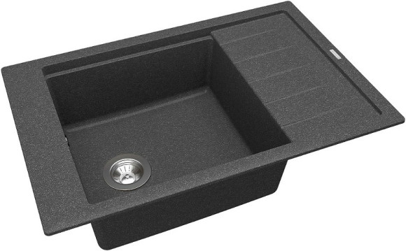 Кухонная мойка Florentina Липси-780Р 20.275.D0780.102 Черная