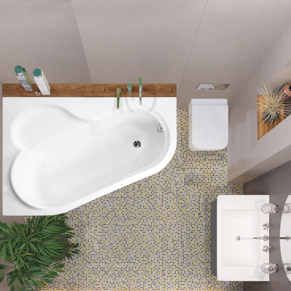 Акриловая ванна Vagnerplast Selena 147x100 L VPBA141SEL3LE-04 без гидромассажа Акриловая ванна Vagnerplast Selena 147x100 L VPBA141SEL3LE-04 без гидромассажа