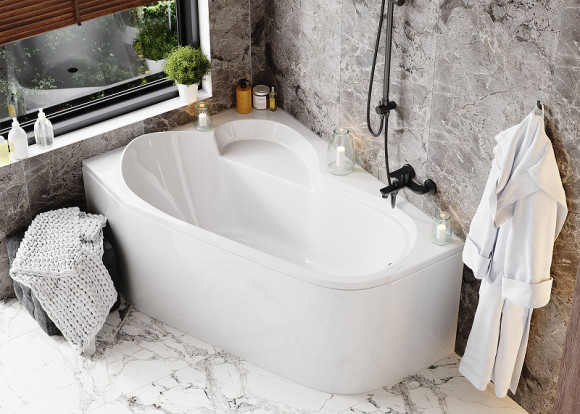 Акриловая ванна Vagnerplast Selena 147x100 L VPBA141SEL3LE-04 без гидромассажа Акриловая ванна Vagnerplast Selena 147x100 L VPBA141SEL3LE-04 без гидромассажа