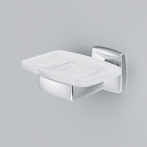 Мыльница AM.PM Gem A9034200 Хром Белая Мыльница AM.PM Gem A9034200 Хром Белая