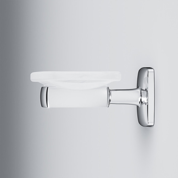 Мыльница AM.PM Gem A9034200 Хром Белая Мыльница AM.PM Gem A9034200 Хром Белая