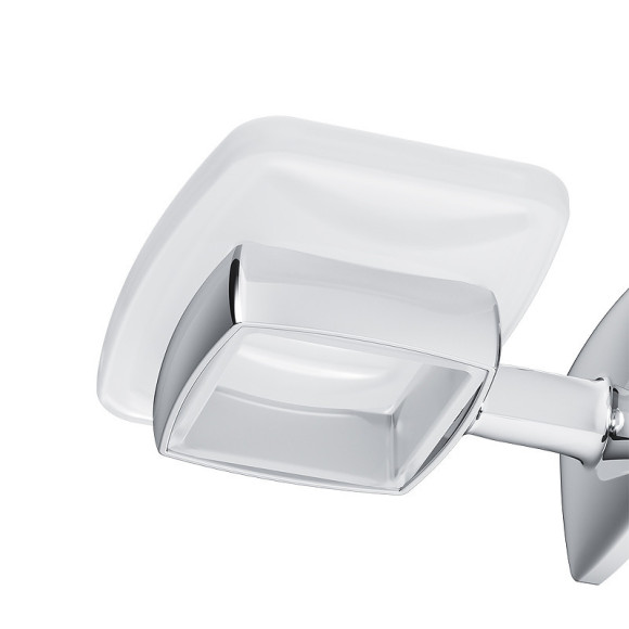 Мыльница AM.PM Gem A9034200 Хром Белая Мыльница AM.PM Gem A9034200 Хром Белая