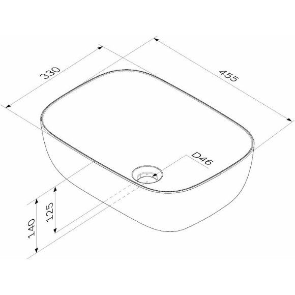 Раковина-чаша AM.PM Func 45 M8FWCC10450WG Белая Раковина-чаша AM.PM Func 45 M8FWCC10450WG Белая