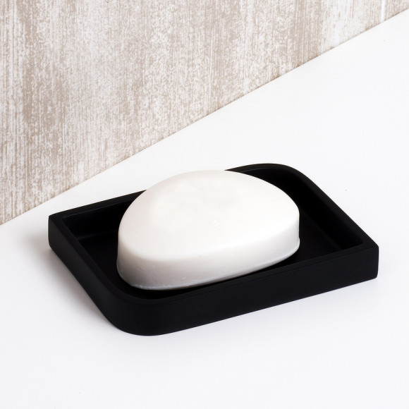 Мыльница WasserKRAFT Elba K-2729 Черная матовая Мыльница WasserKRAFT Elba K-2729 Черная матовая