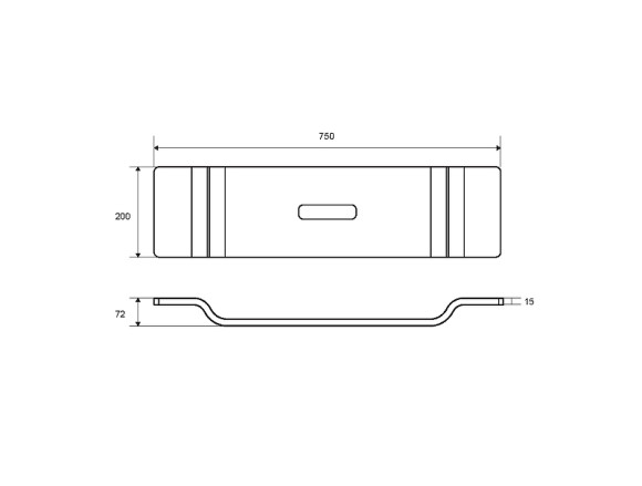 Полка для ванны Excellent Zen DOEX.1102.750.TR Прозрачная Полка для ванны Excellent Zen DOEX.1102.750.TR Прозрачная
