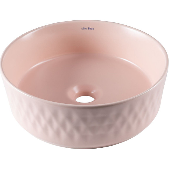 Раковина-чаша Allen Brau Fantasy Romb 36 4.11033.SM Розовая Раковина-чаша Allen Brau Fantasy Romb 36 4.11033.SM Розовая