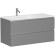 Тумба под раковину Sancos Folk 100 L FL100LES подвесная Ergraut soft