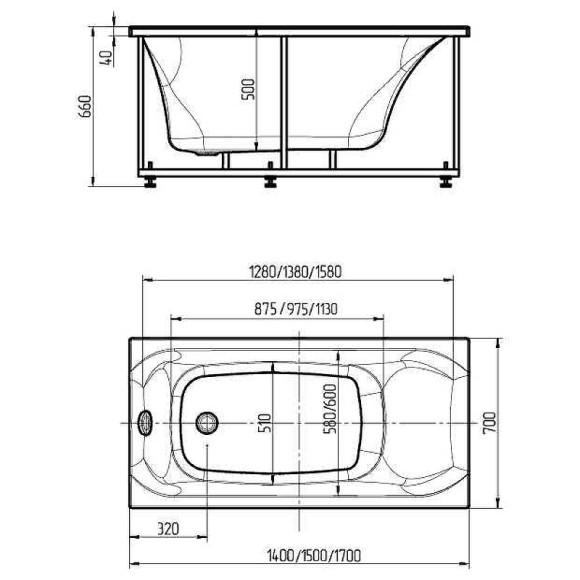 Акриловая ванна Aquatek Альфа 170x70 ALF170-0000007 с гидромассажем с фронтальной панелью с каркасом (разборный) со слив-переливом (слева) Акриловая ванна Aquatek Альфа 170x70 ALF170-0000007 с гидромассажем с фронтальной панелью с каркасом (разборный) со слив-переливом (слева)