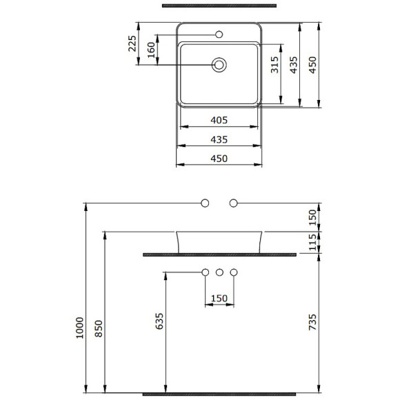 Раковина Berges Ego SL 45 182014 Белая глянцевая Раковина Berges Ego SL 45 182014 Белая глянцевая