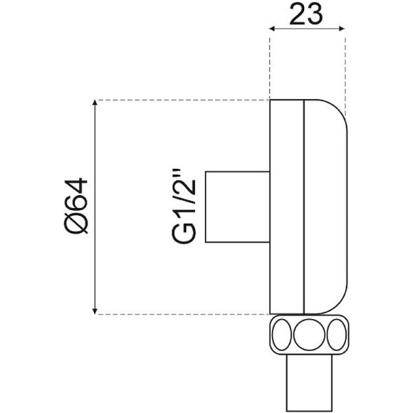 Шланговое подключение Webert AC1016010 Золото