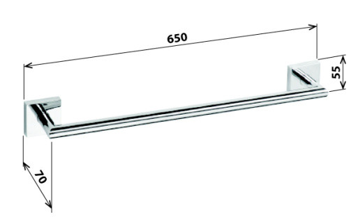 Держатель для полотенец Bemeta Beta 132204042 Хром