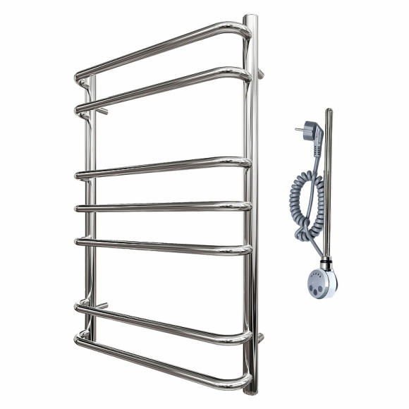 Электрический полотенцесушитель Point Нептун PN09158E П7 500x800 левый/правый Хром Электрический полотенцесушитель Point Нептун PN09158E П7 500x800 левый/правый Хром