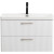 Тумба под раковину BelBagno Due 80 DUE-800-2C-SO-BL-P подвесная Bianco Lucido