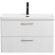 Тумба под раковину BelBagno Due 80 DUE-800-2C-SO-BL-P подвесная Bianco Lucido