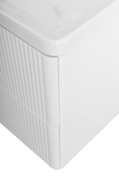 Тумба под раковину BelBagno Due 80 DUE-800-2C-SO-BL-P подвесная Bianco Lucido